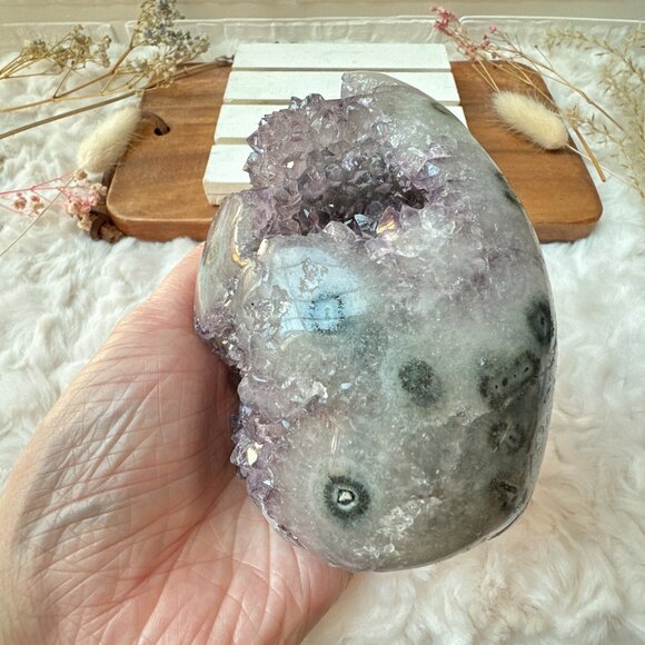 Gorgeous Amethyst Flame | Amethyst Crystal Cluster - Picture 5 of 10